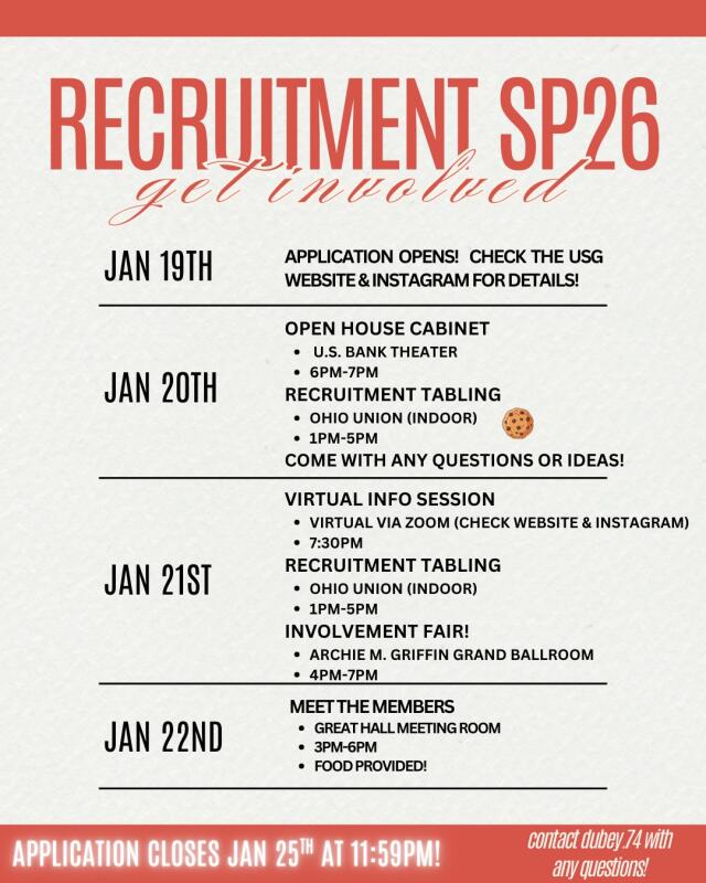 SP26 Recruitment Cycle